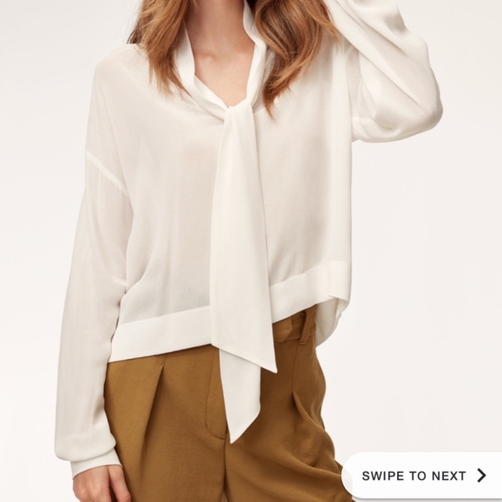 Aritzia Wilfred La Perle Blouse